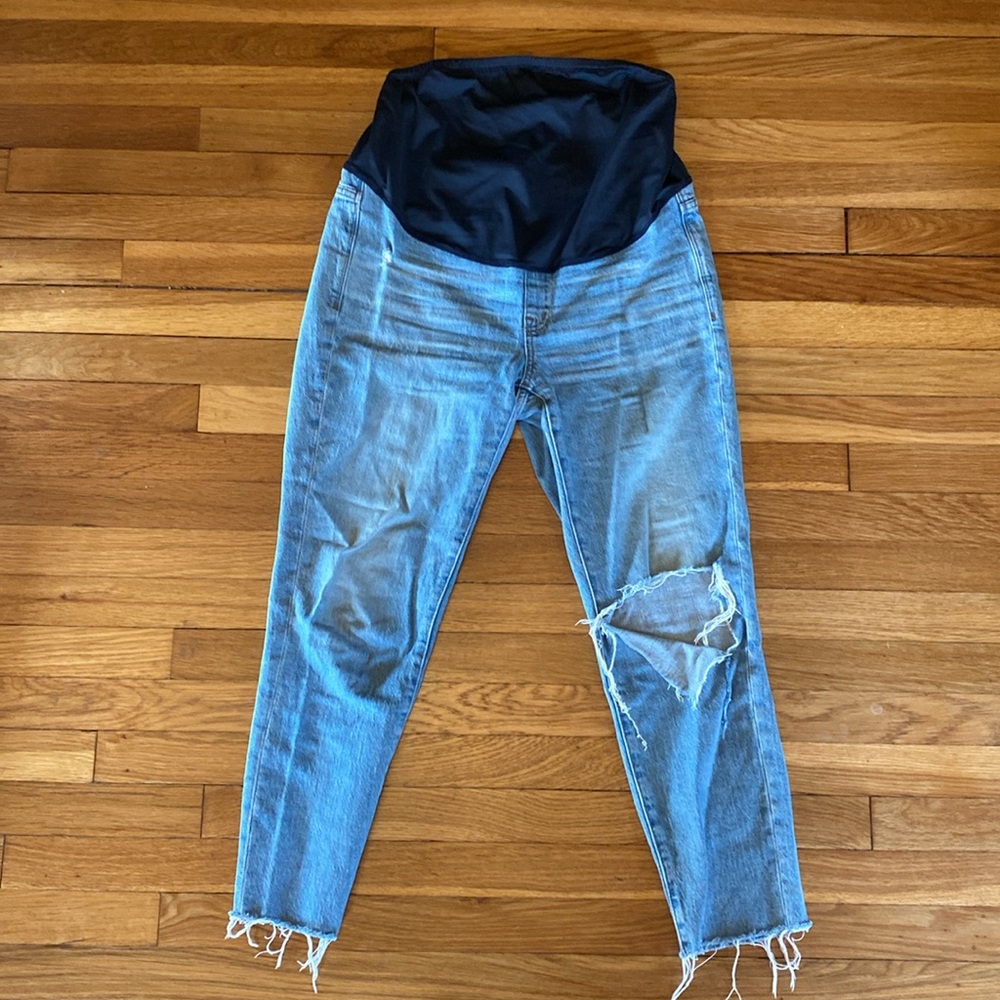 Madewell maternity jeans, size 28